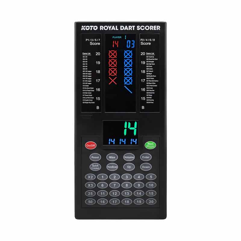 comptage point fléchette classique