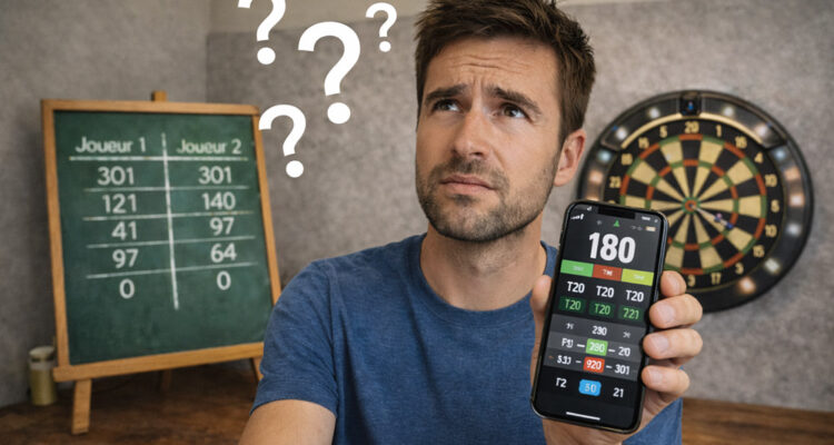 techniques compter les points aux fléchettes