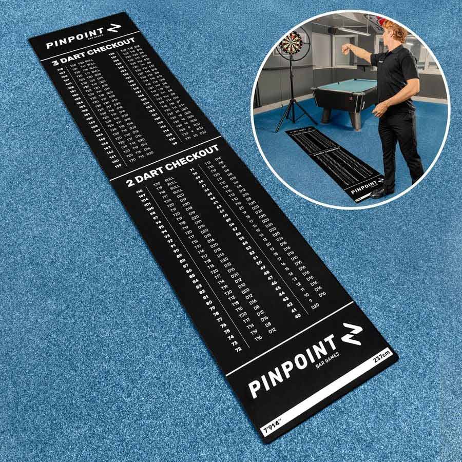 tapis de score fléchette acier